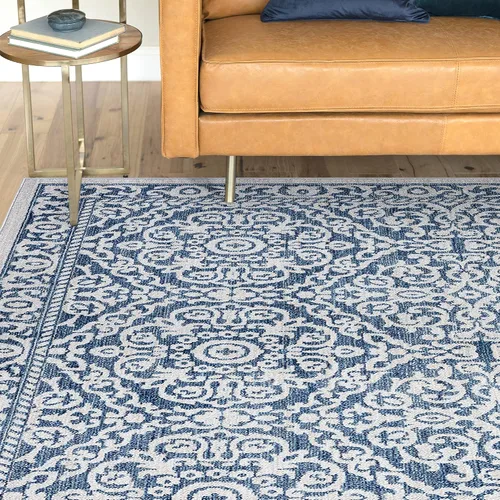 Vista 5 de Tayse Geraldine - Alfombras de 5 x 7 pies para sala de estar, comedor, dormitorio, cocina, entrada, tradicional, floral