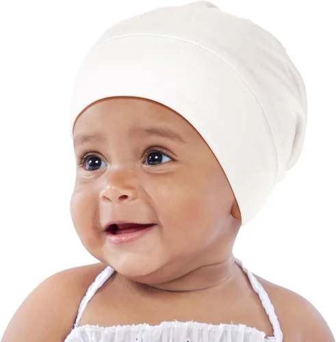 Vista 13 de OLESILK Gorro de Seda para Bebé de 0-6 Meses - Gorro de Cabello para Niños Pequeños de Seda de Morera 100%, Gorro de Noche Ajustable para Dormir