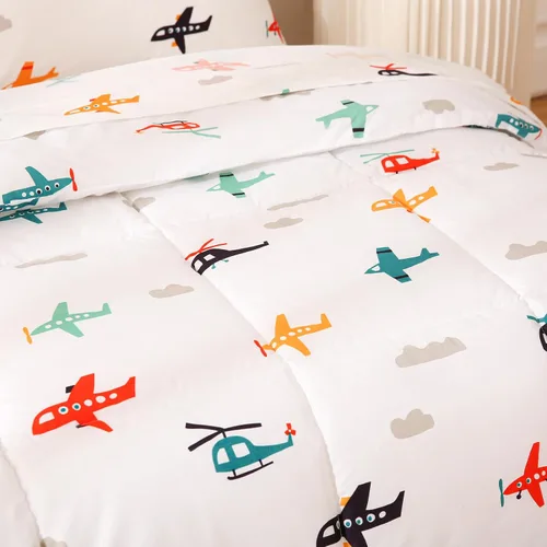 Vista 5 de JSD Juego de ropa de cama infantil de avión