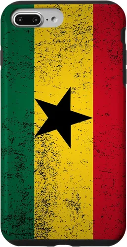 Vista 12 de Grunge Ghana Flag Vintage Accra West African Ghanaian Gift Case for iPhone 17