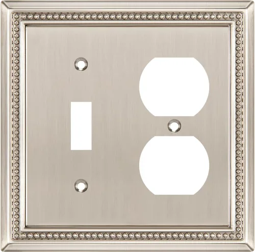Vista 68 de Henne Bery Sunken Pearls Placa de Pared Decorativa de Servicio Pesado Placa de Interruptor Cubierta de Tomacorriente