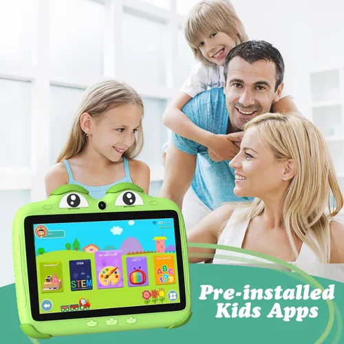 Vista 2 de Tableta para Niños de 7 Pulgadas para Niños de 3-7 Años 32GB Tabletas para Niños Pequeños Software para Niños Instalado, Tabletas Android