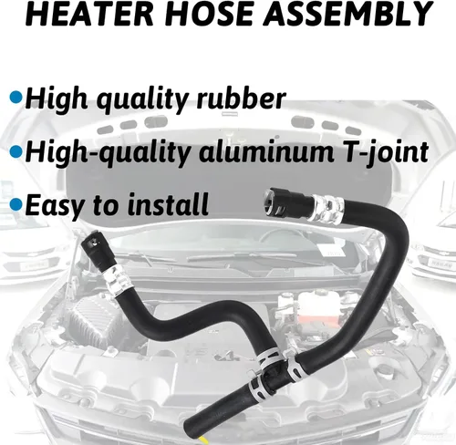 Vista 5 de 626-562 25862088 Manguera de retorno del calentador de motor HVAC compatible con Enclave Acadia Traverse Outlook 2007-2017 Calentador de motor