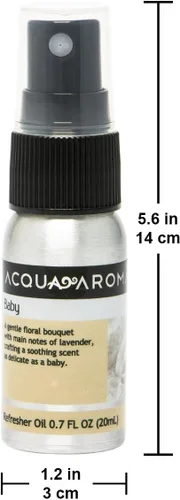 Vista 3 de Acqua Aroma Baby Collection - Aceite refrescante (0.7 onzas líquidas)