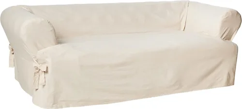 Vista 15 de SureFit Funda de cojín en T de algodón pesado para sillón de pato – Funda de una pieza, ajuste tejido relajado, 100% algodón, lavable a máquina