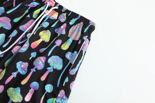 Vista 7 de PATSINFOS ropa de festival para hombre, trajes de festival para hombres, trajes rave para hombres, camisa hawaiana de hongos para hombres, 01