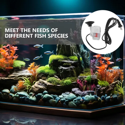 Vista 8 de Happyyami Wave Pump for Aquariums Electric Circulation Fish Tank Accessory US Plug Quiet Energy Efficient Aquarium Wave Maker Suitable for