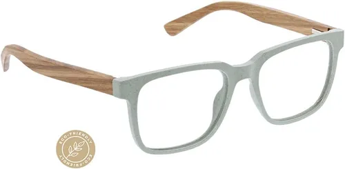 Vista 2 de Peepers by PeeperSpecs Gafas de lectura cuadradas caseras con bloqueo de luz azul para mujer