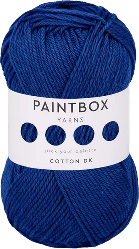 Vista 44 de Paintbox Yarns - Hilo 100% algodón DK, 1.76 onzas, 137 yardas, 410.1 ft #401 Papel blanco