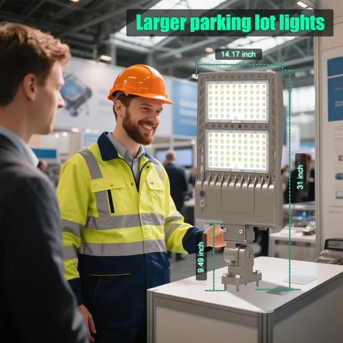 Vista 2 de Luz LED de estacionamiento de 320 W para montaje en pared/brazo