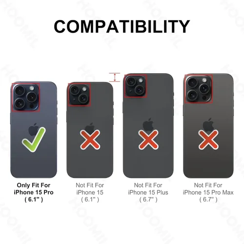 Vista 461 de HOOMIL Funda para iPhone 7 Plus/iPhone 8 Plus de 5.5 Pulgadas, sin amarillamiento, protección contra caídas, cubierta trasera dura transparente