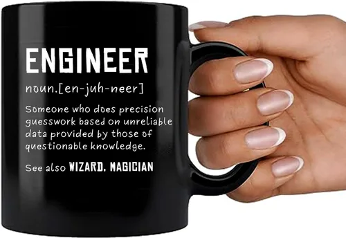 Vista 6 de Panvola Engineer Definition Someone Who Does Precision Funny Engineer Gifts for Engineering Students Teachers Computer Civil Mechanical Electrical