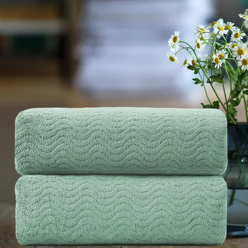 Vista 28 de Smuge Juego de toallas de baño texturizadas ultrasuaves de 8 piezas para baño, ducha, piscina, cocina, secado rápido, ligeras y altamente