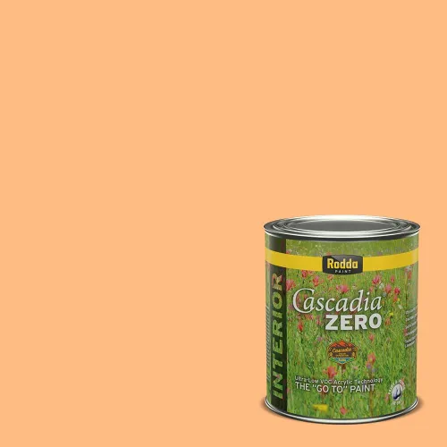 Vista 234 de Rodda Paint CASCADIA ZERO - Pintura plana e imprimación para interiores en uno, cuarto de galón, crema de ballet