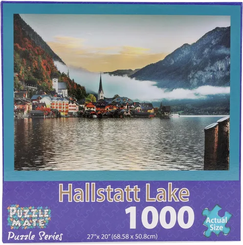 Vista 2 de Puzzle Mate - Hallstatt Village - Rompecabezas de 1000 piezas