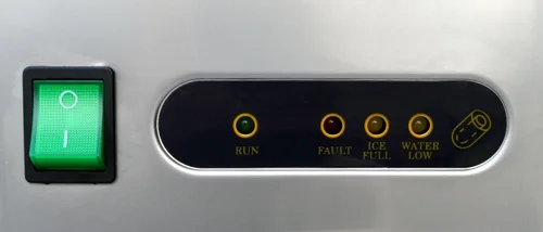 Vista 7 de SPT IM-1109C 110 lbs Máquina automática de hielo de acero inoxidable