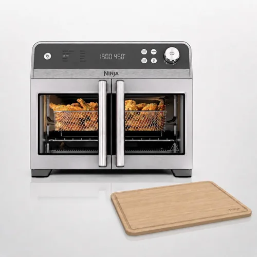 Vista 10 de Ninja French Door Premier - Horno de freír de aire, 10 en 1, negro, FO101BK