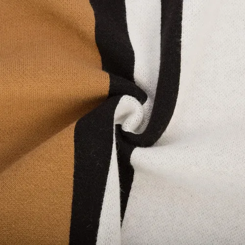 Vista 5 de GRACE KARIN Suéter de cuello alto con cuello alto y rayas vintage para hombre
