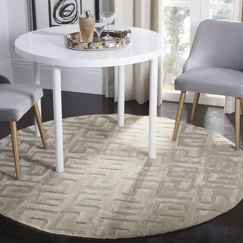 Vista 15 de SAFAVIEH Soho Collection - Alfombra decorativa de 2 x 3 pies, color verde claro, lana hecha a mano, ideal para zonas de alto tráfico en entrada