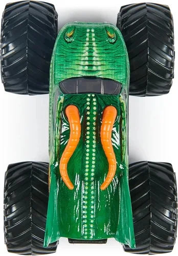 Vista 5 de Monster Jam 2023 Spin Master 1:64 Serie de camiones fundidos a troquel 32 Legacy Trucks Dragon
