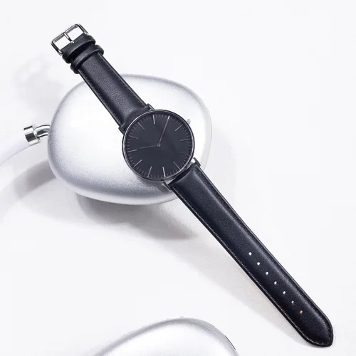 Vista 4 de Correa de reloj de 18, 20, 22 mm de piel de vacuno, extra suave, para hombres y mujeres