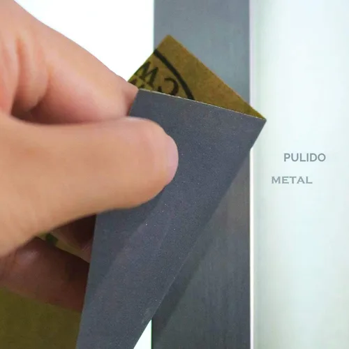 Vista 6 de HSYMQ Paquete de variedad de papel de lija de 24 piezas, 12 granos surtidos para lijado de madera y metal, papel de lija para uso húmedo y seco