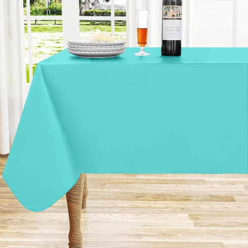 Vista 17 de homing - Mantel cuadrado de vinilo, mantel de plástico impermeable y a prueba de derrames con respaldo de franela, cubierta de mesa fácil de limpiar
