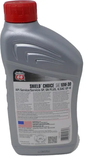 Vista 2 de 10W30 Shield Choice Aceite Cuarto de galón 1081431 (paquete de 5)