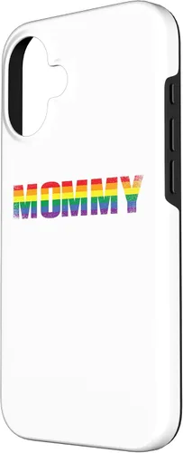 Vista 2 de Mommy - Pride Parents Mom Rainbow Queer Lesbian CSD LGBTQ+ Case for iPhone 16