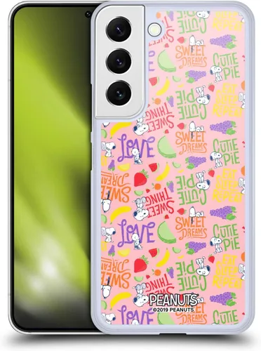 Vista 27 de Head Case Designs Funda rígida con licencia oficial de Peanuts Eat Sleep Snoopy Naturally Sweet compatible con Samsung Galaxy S23 Ultra 5G Comer