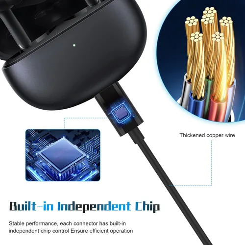 Vista 5 de Cable de carga USB C a USB C 3 en 1, cable USB C compatible con DJI Mini 3 Pro, Mavic 3, Air 2S, Avata Drone DJI FPV, controlador remoto