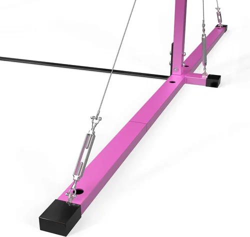 Vista 3 de Barra de kip ajustable Pro Gen 4 de Pro Model con cable de acero inoxidable soporta equipo de gimnasia de barra horizontal