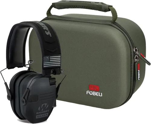 Vista 7 de FBLFOBELI Hard Case for Walker's Razor Slim/Howard Leight Shooting Ear Protection Electronic Shooting Muffs Earmuff