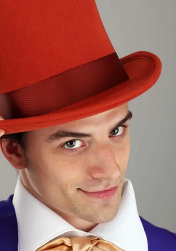 Vista 2 de Sombrero Auténtico de Willy Wonka para Hombre Multicolor