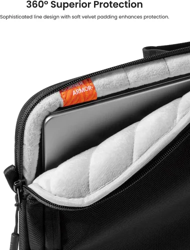 Vista 8 de tomtoc estuche de transporte 360 para laptop de 14 pulgadas MacBook Pro M5/M4/M3/M2/M1 Pro/Max A3434 A3112 A3401 A3185 A2992, bolsa de hombro
