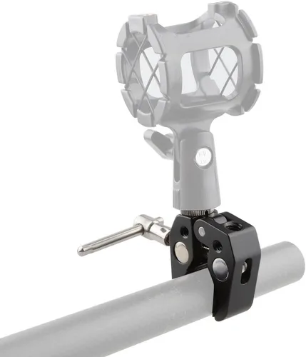 Vista 3 de CAMVATE Abrazadera cangrejo con rosca 5/8"-27 para micrófonos - 1190