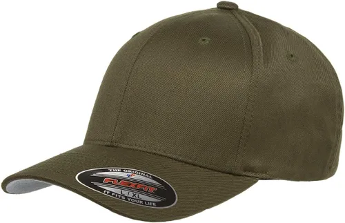 Vista 13 de Flexfit - Gorra ajustable de malla elástica en dos tonos Negro
