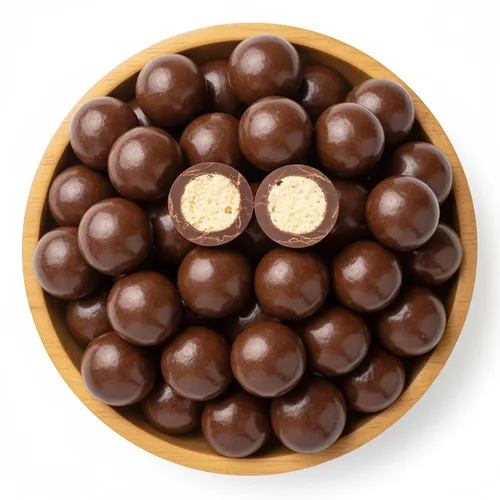 Vista 26 de NY Spice Shop Bolas de malta de chocolate americano, decoraciones para fiestas, 1 libra de chocolate festivo de chocolate malteado, regalos