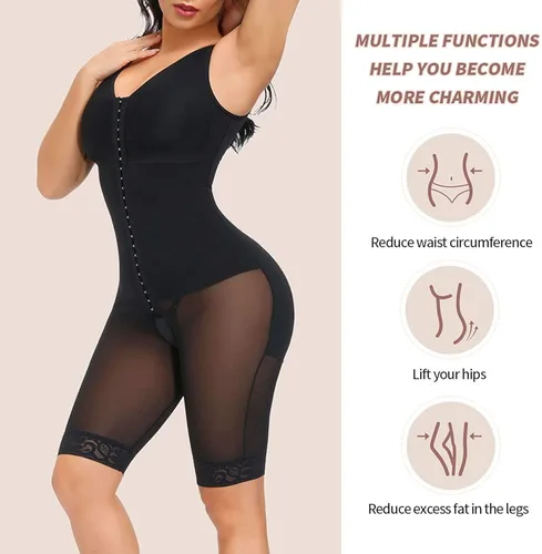 Vista 3 de M MYODRESS Fajas Colombianas - Modeladora de cuerpo completo para mujer