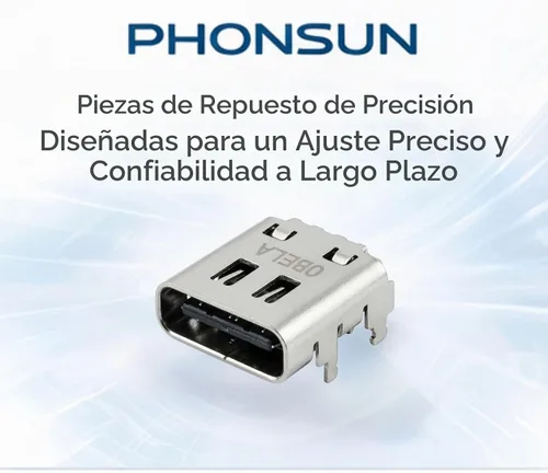 Vista 4 de Puerto de carga USB tipo C de repuesto para altavoces Bluetooth JBL Charge 4 y Xtreme 3, paquete de 2 conectores de enchufe de alimentación
