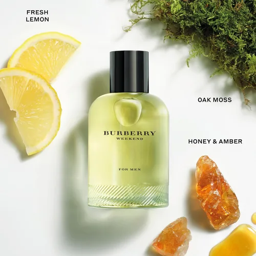 Vista 3 de Burberry Eau De Toilette de fin de semana - Colonia cítrica para hombre - Con notas de limón, mandarina, musgo de roble y sándalo - Perfumes de lujo