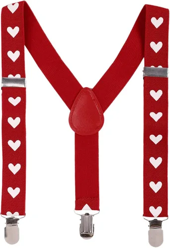 Vista 3 de Conjunto de corbatín ajustable con tirantes ajustables para el primer cumpleaños, para fotos