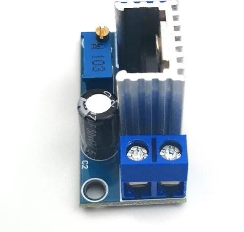 Vista 6 de KIRO&SEEU 2 unids LM317 Regulador de Voltaje Ajustable Fuente de Alimentación DC-DC Reductor Convertidor DC Placa de Circuito Regulador Lineal