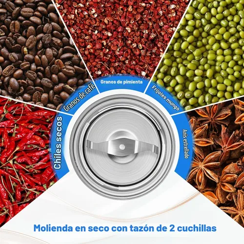 Vista 4 de Secura Brands Molinillo eléctrico de café y especias