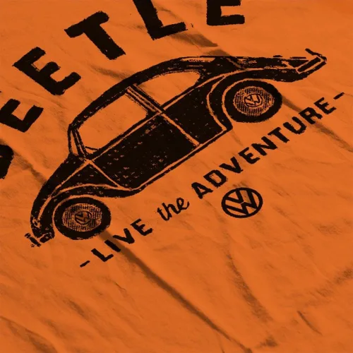 Vista 5 de Volkswagen Beetle White Live The Adventure Camiseta de mujer