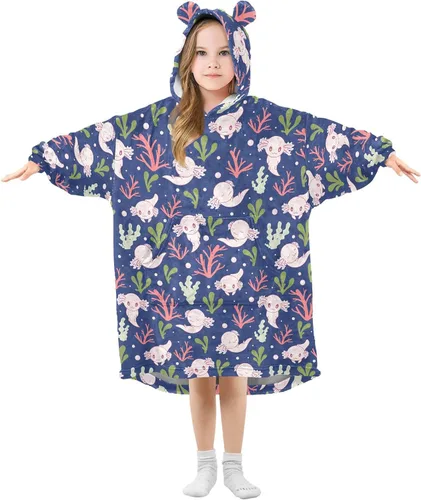 Vista 19 de Mantas para niños, súper suaves, cálidas, acogedoras, de gran tamaño, con bolsillo, regalos de 3 a 14 años para niños y niñas y adolescentes