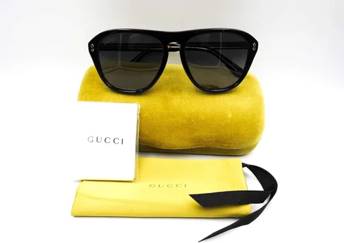 Vista 6 de Gafas de sol Gucci GG 0128 S- 007 NEGROGRIS