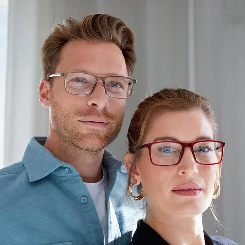 Vista 3 de Opulize Modern Rectangular Reading Glasses