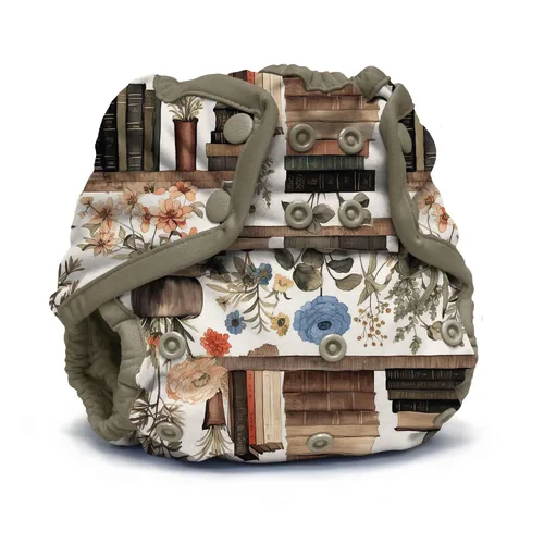 Vista 24 de Kanga Care Rumparooz - Funda de tela reutilizable con refuerzo de doble pierna, tamaño único, Aplix Quinn de 6 a 35 libras