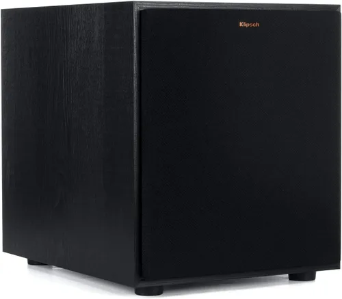 Vista 2 de Klipsch R-100SW Subwoofer de 10", graves increíblemente profundos y un amplificador totalmente digital, 14 5" x 12 5" x 16 4" Woofer de cobre